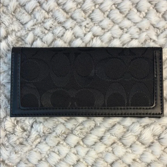 🖤 Vintage 2001 COACH Leatherware Black Signature Wallet – NWT / Never Used 🖤 - Picture 10 of 12